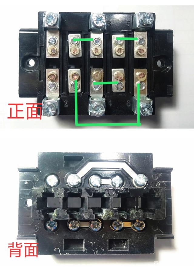 单相电机倒顺开关如何接线原理图以及实物图