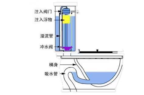 抽水马桶工作原理，家里有的要看看