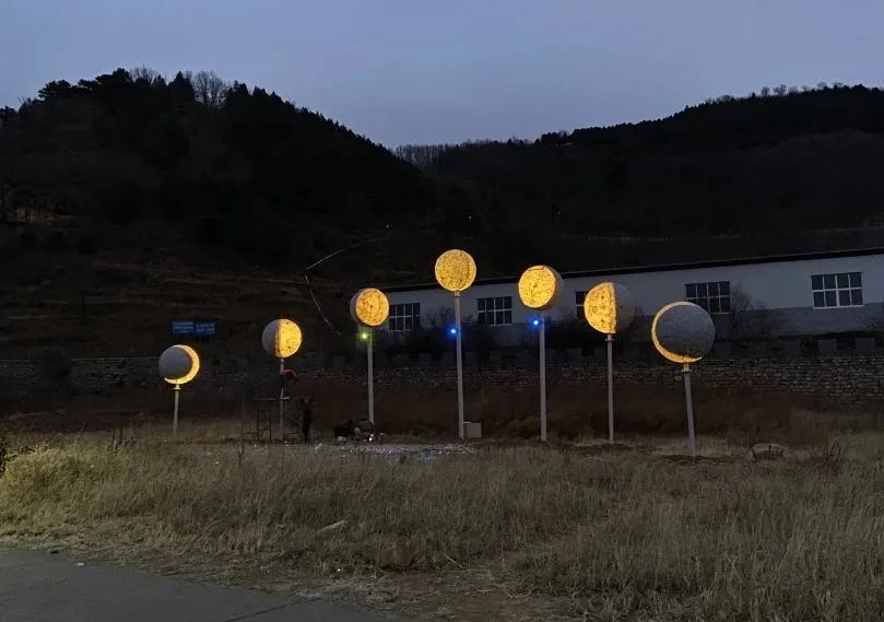 北京平谷区大华山镇亮化街景再提升