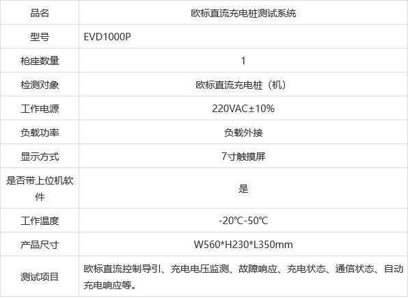 直流欧标充电桩测试设备仪器-至茂科技