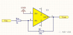 反相输入放大器电路原理图解