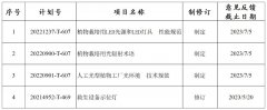 《植物栽培用LED光源和LED灯具  性能规范》等4项照明相关推荐性国家标准公开征