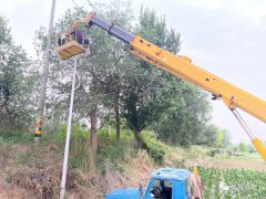 天津静海区周家院村“亮化工程”照亮乡村振兴路