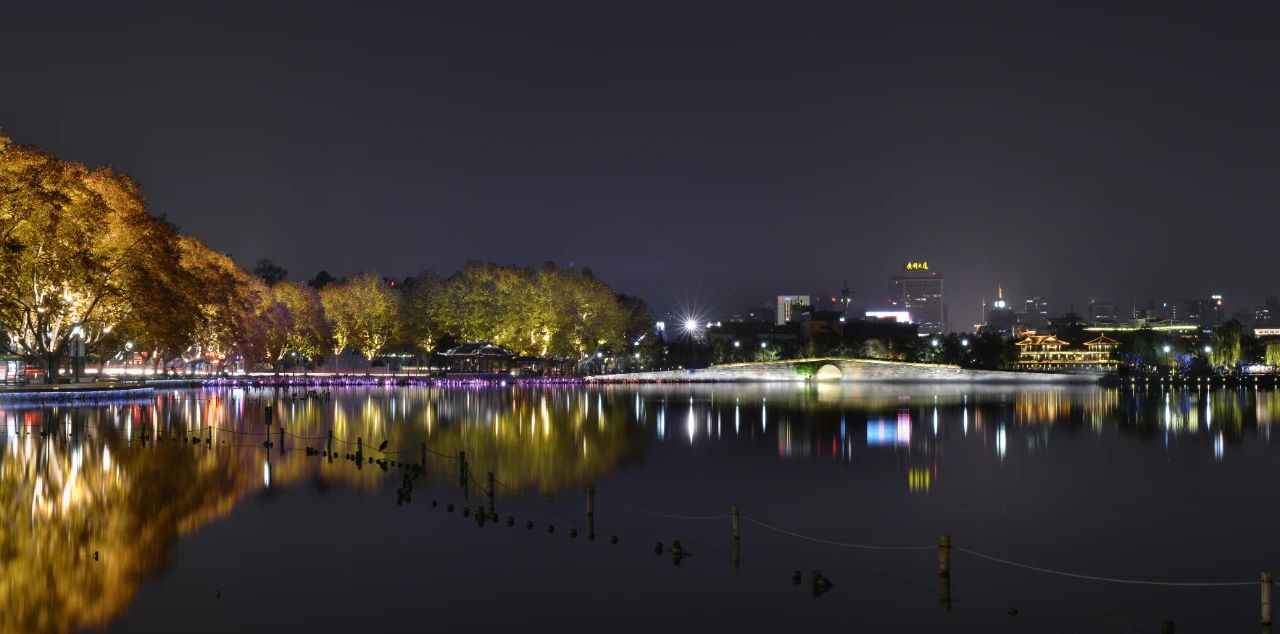 杭州夜西湖夜景照明即将全面上新