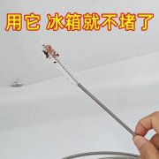 冰箱冷藏室总是结冰，堵住了排水孔，维修师傅分享了这个神器！