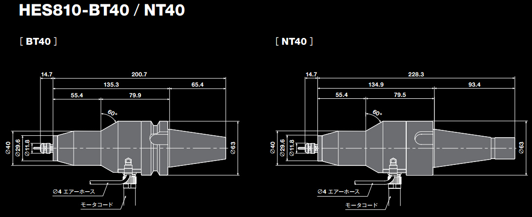 日本NAKANISHI 8万转CNC增速器 HES810系列