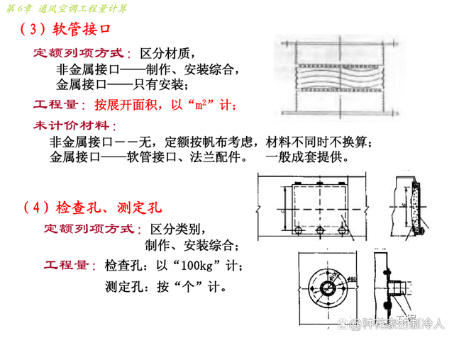 通风空调工程量计算方法