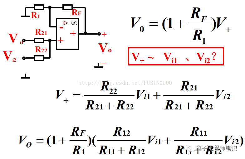 常用运放电路计算与分析