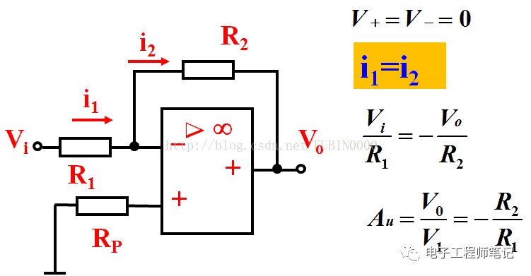 常用运放电路计算与分析