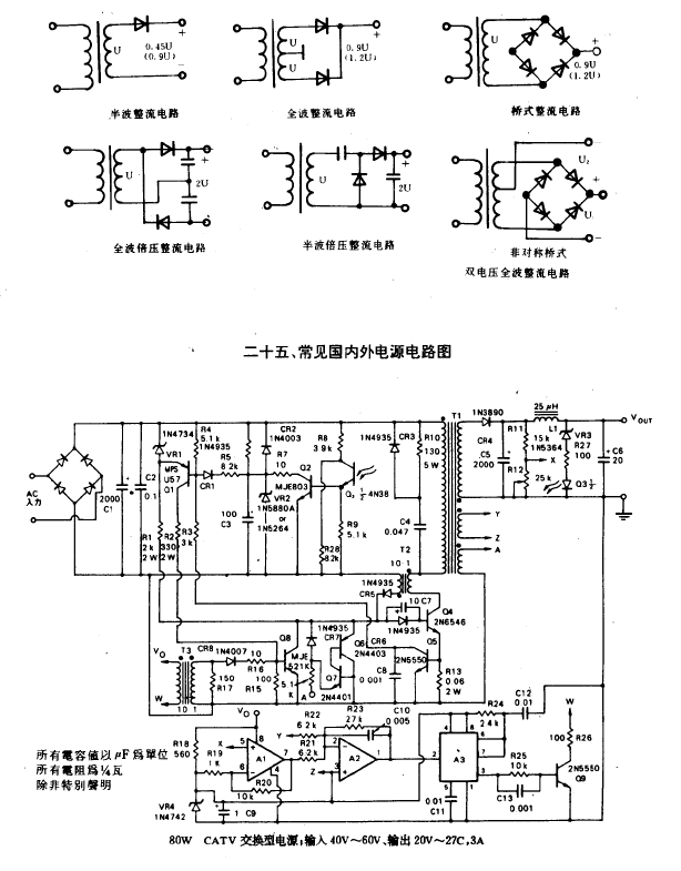 电源设计细节大全（200个电源电路图）