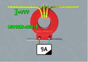 电工基础：互感器穿5圈，电流如何计算？