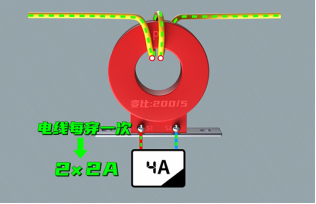 电工基础：互感器穿5圈，电流如何计算？