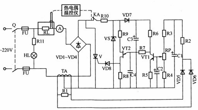 电工基础：温控仪控制管式高温电炉电路原理讲解