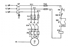 自锁正转控制线路实现欠电压和失电压保护