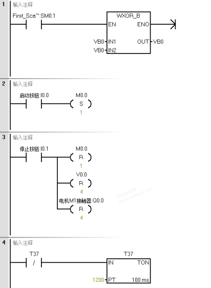 不同方法编写电动机顺序启动控制程序