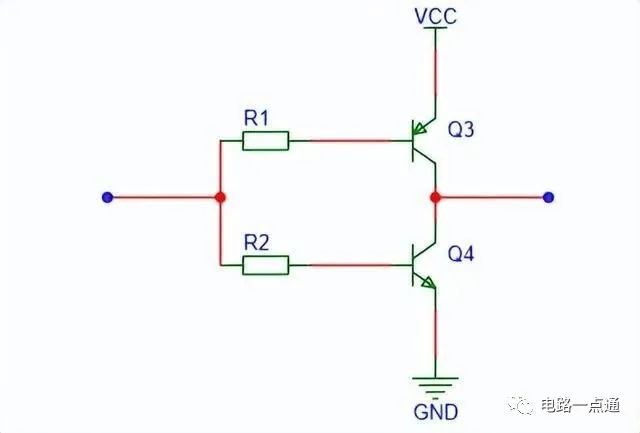 模电学习：三极管推挽电路