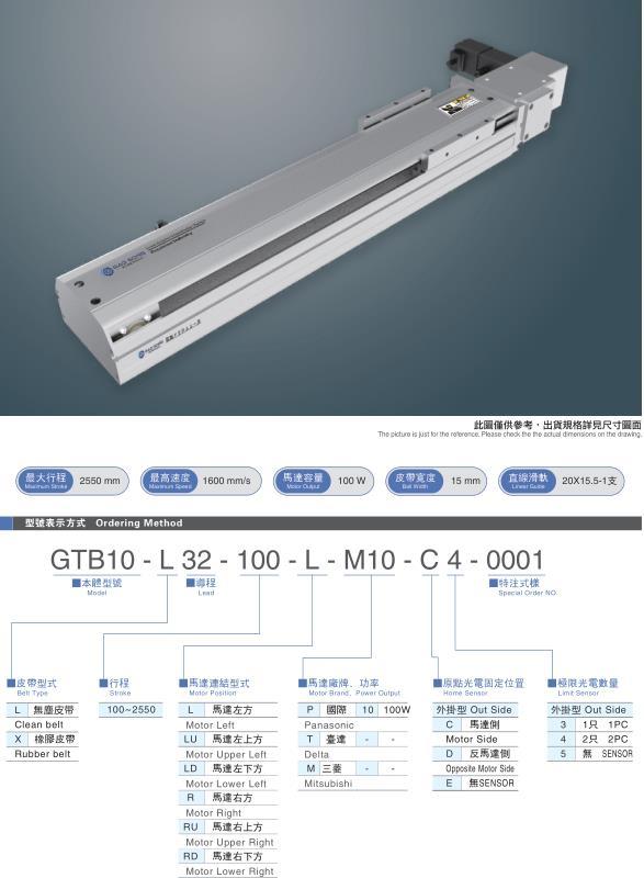 同步带模组的马达连结型式是什么意思？