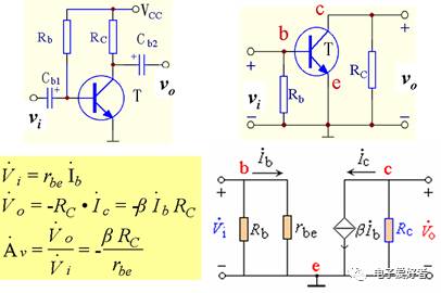基本共射放大电路原理图解