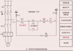 水位控制器直接启停水泵的电动机380V控制电路