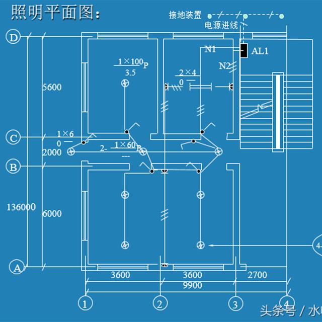 一文教你如何读懂电气安装工程系统图