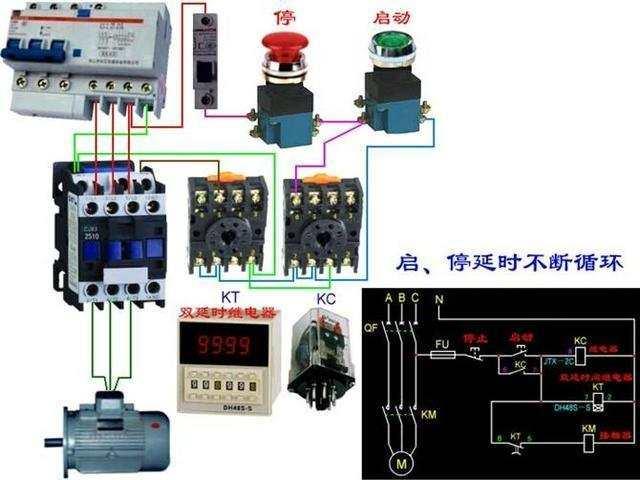 电工必备知识——常用公式单双控开关、电表、断路器接触器接线图