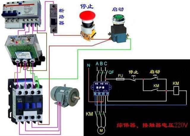 电工必备知识——常用公式单双控开关、电表、断路器接触器接线图