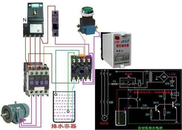 电工必备知识——常用公式单双控开关、电表、断路器接触器接线图