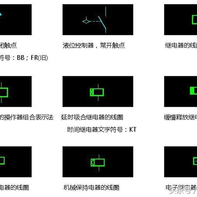 终于找到了！电气图形符号和电气文字符号大全，快快收藏吧！