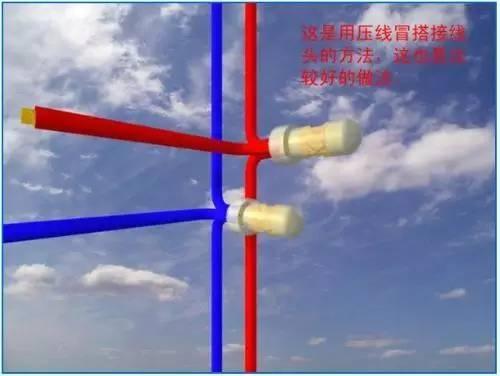 各种不同导线的连接方法及电工接线标准