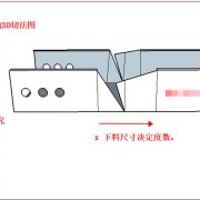 电缆桥架弯头45°上下爬坡弯制作以及计算公式