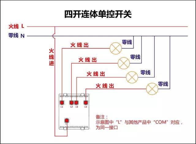 电工必备-单控 双控 三控 四控 开关的接线，学会不求人！