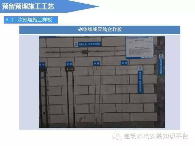 建筑电气预留预埋施工流程（图文解说），看完秒懂