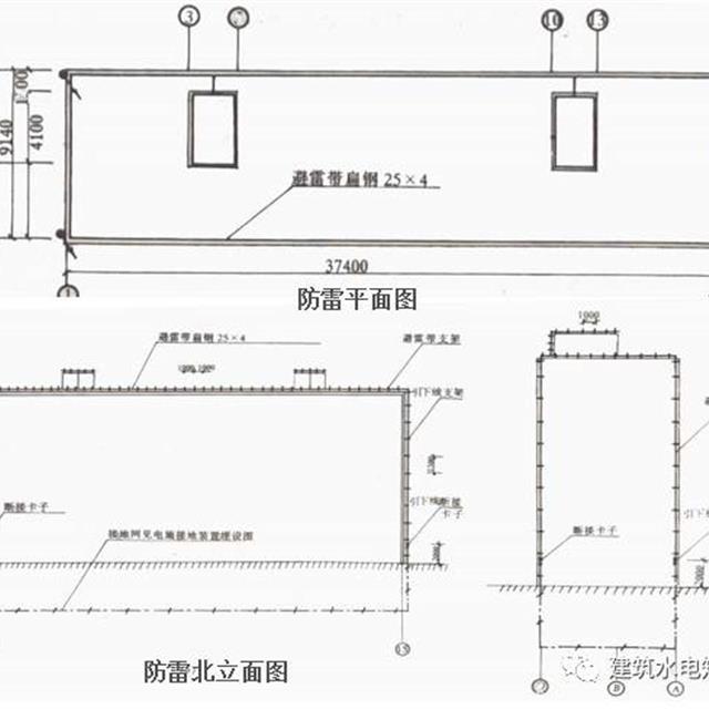 建筑电气识图之防雷地接工程图识图方法和技巧，新手看过来