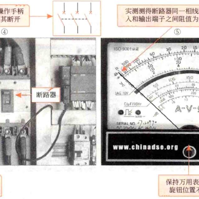 断路器、交流接触器、变频器的检测方法