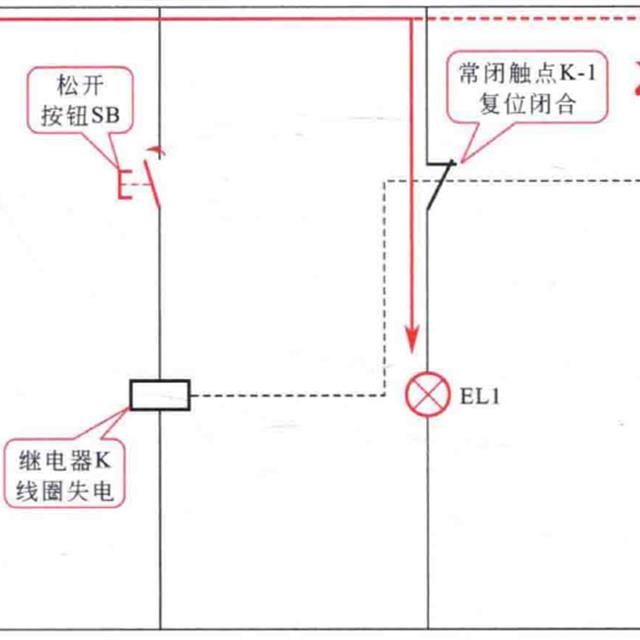 继电器在电路中触点的控制关系图解