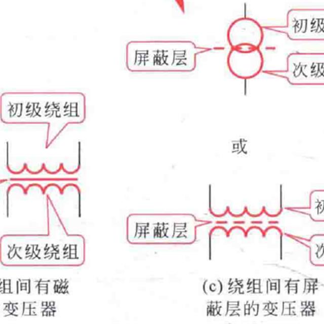 变压器在电工电路图中的符号标识