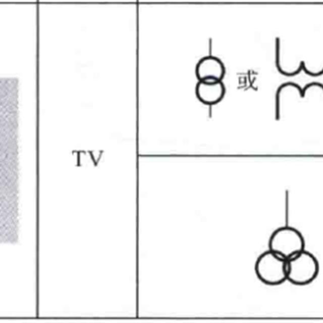 变压器在电工电路图中的符号标识