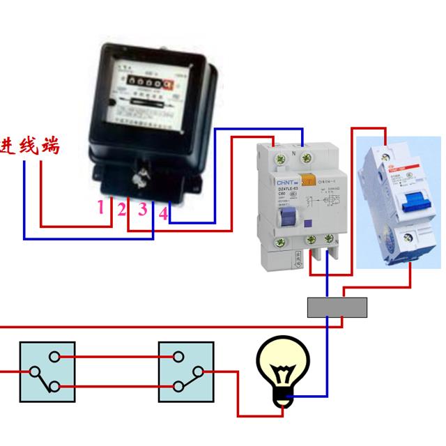 值得收藏！基本照明电路及安装、日光灯工作原理、电表接线图