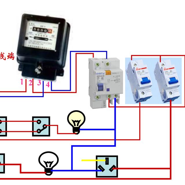 值得收藏！基本照明电路及安装、日光灯工作原理、电表接线图
