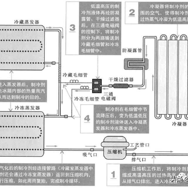 图解电冰箱的制冷原理