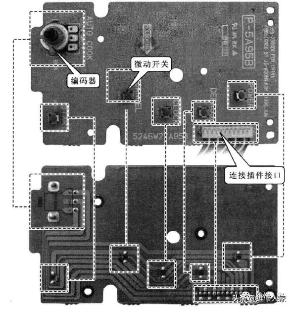 微波炉电脑控制装置组成及结构