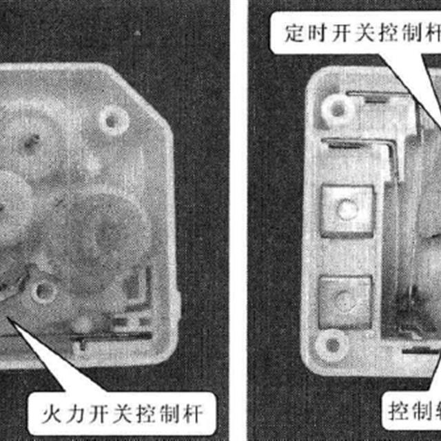 微波炉机械控制装置组成及结构