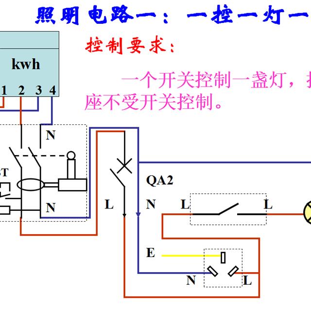 电工知识基础讲解——基本照明电路及家用电路安装，值得收藏！