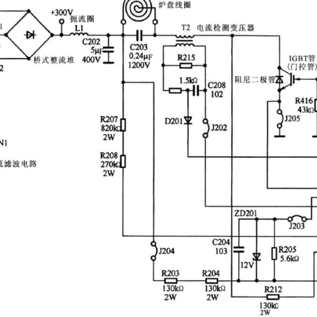 电磁炉的结构及电源电路分析