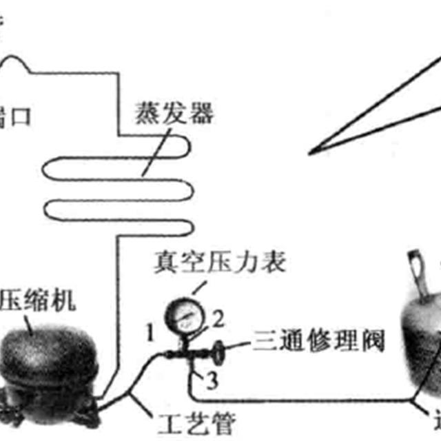 电冰箱制冷系统维修抽真空知识