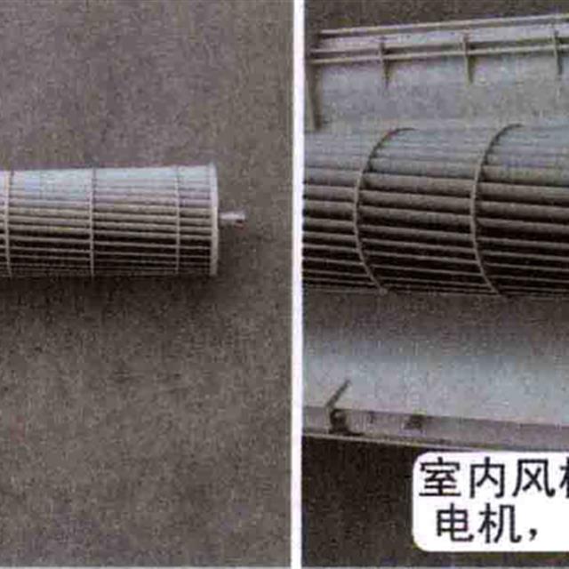 分体挂式空调器内部构造及部件名称知识