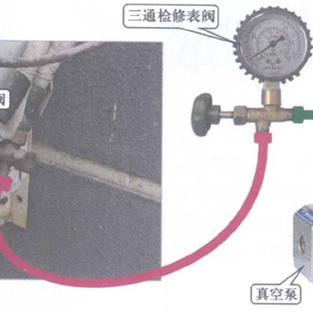 制冷系统的抽真空及加注制冷剂操作方法