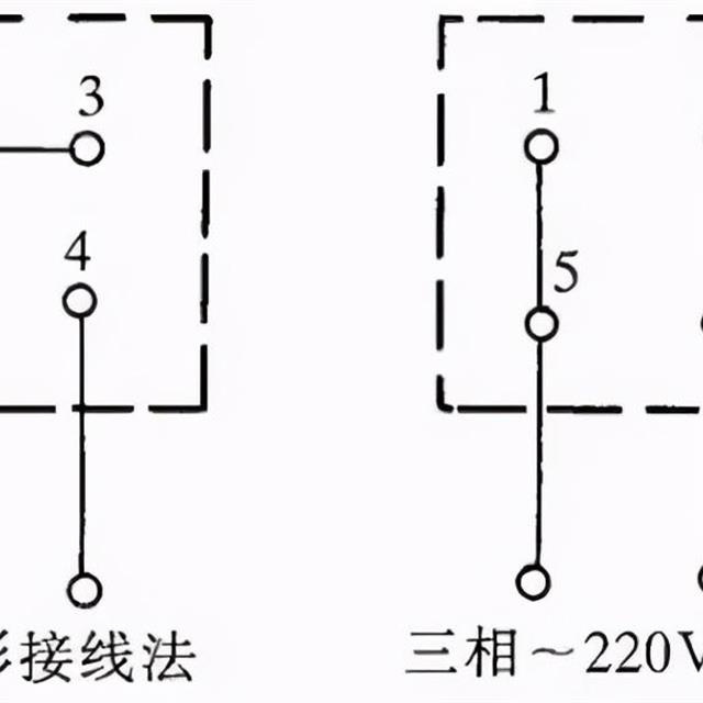 最常见的电机接线方法图解