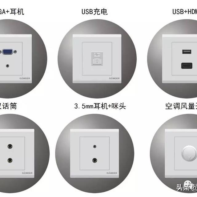 常见家庭用电开关、插座的分类知识