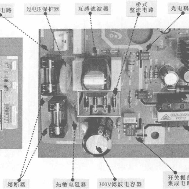 变频冰箱开关电源板元器件组成及作用